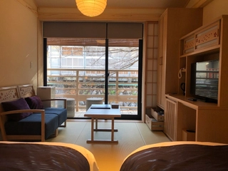 【別邸水の語り部27㎡】ツイン・温泉風呂付客室(禁煙)