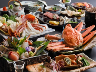 【活蟹付き創作会席】※11/6~3/31限定