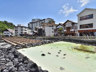 【周辺観光】草津温泉のシンボル「湯畑」