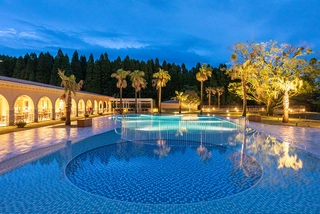 【ガーデンプール/夜】