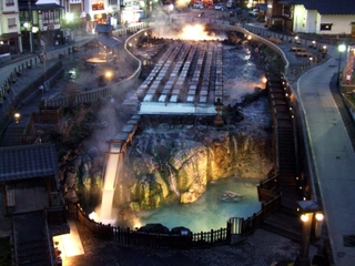 【観光】湯畑ライトアップ