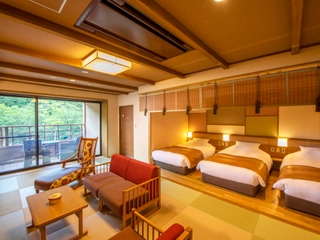 【ユニバーサル】当館で1室のみのお部屋。お部屋でも温泉をお愉しみ頂けます