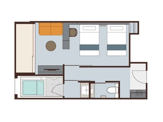 ラビスタツイン(ビューバス付)36平米