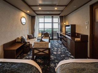 【客室/白雪姫】温泉露天風呂付フォースB。上質な空間は非日常へ誘います。