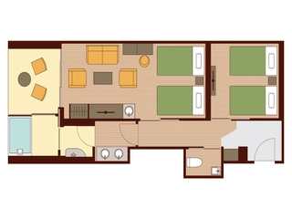 【赤ずきん】温泉露天風呂付フォースA(4名様定員)