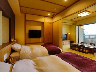 【本館 露天風呂付和洋室】