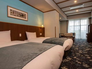 【客室/白雪姫】当ホテル1室限定。温泉露天風呂付トリプル