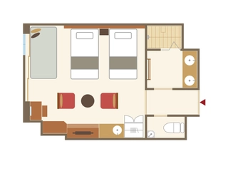【本館 和ツインDX】シャワー付