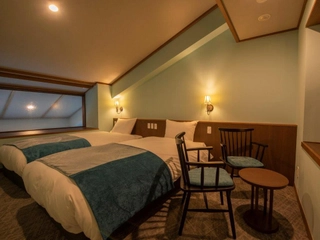 【客室/白雪姫】当ホテル1室限定。温泉露天風呂付スクエアメゾネット