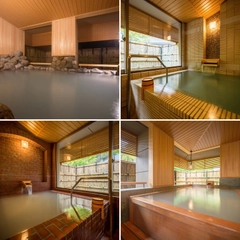 【貸切風呂】4つの趣がある源泉かけ流しの貸切風呂は全て無料★