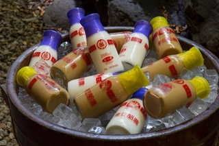 朝の湯上りドリンク(5時~10時30分)