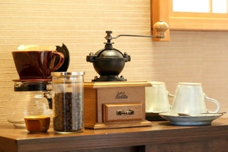 【備品】コーヒーミル／Enjoy coffee in your room