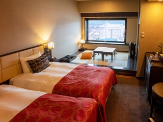 【和洋室/33㎡】和洋折衷の設えで函館らしさを感じるご滞在を。