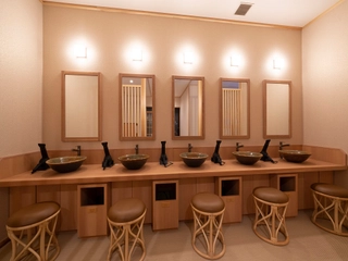 【天然温泉大浴場「水明の湯」(男性)洗面】