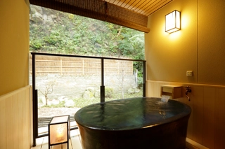 客室露天風呂