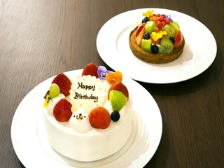 【サービス】当館ではケーキのご注文も承っております。ご希望の方はご宿泊の1週間前までにお問い合わせください。