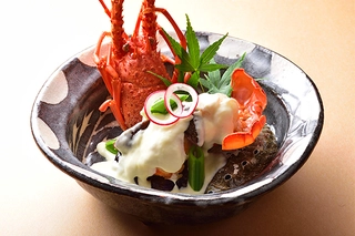 追加料理:伊勢海老のクリームチーズ焼き 5,500円