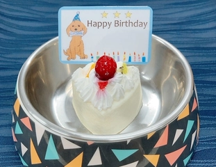 ハートのケーキ(有料※前日までに要予約)