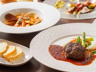 【夕食】ディナーコース一例