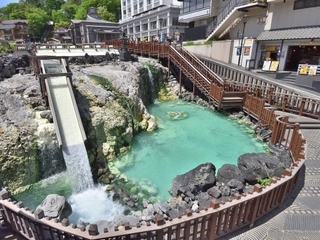 【湯畑】草津温泉人気No.1の観光名所です。