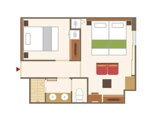 【本館 和トリプルDX】シャワー付