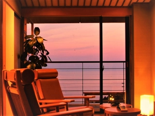 【暁の抄/洋室ツイン/眺望:海】