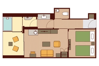 【赤ずきん】温泉露天風呂付きデラックスツインⅠ(2名様定員)