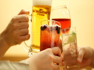 【夕食】飲み放題※イメージ（ image of all-you-can-drink）