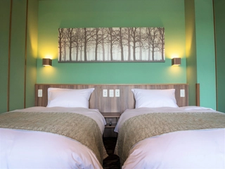 【客室/ヘンゼルとグレーテル】 温泉露天風呂付ツイン(2名様定員)