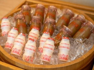 【湯上り処・朝】乳酸菌・牛乳