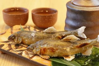 鮎の塩焼き