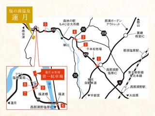 【第1駐車場】アクセスマップ