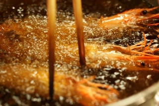 【食事】アツアツの天ぷら（tempura）