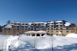 ホテルを一歩出るとそこは白銀の世界。