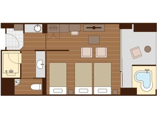 【スタンダード/トリプル/45㎡】(3名定員)