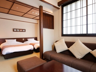 【京町屋】露天風呂付ツイン<禁煙>/約35㎡