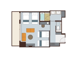 ラビスタフォース(ユニットバス付)46平米