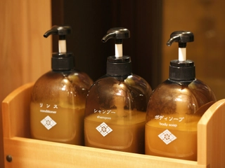【備品】シャンプー・リンス・ボディソープ／Shampoo・Rinse・Body Soap