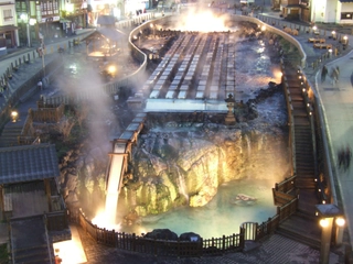 【観光】草津温泉のシンボル湯畑/The symbol of Kusatsu Onsen