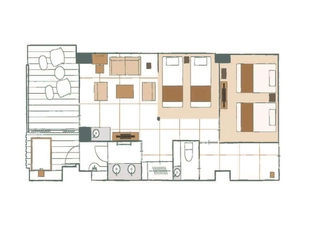 和フォース(庭側)50㎡ 見取り図