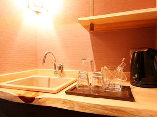 【備品】ミニキッチン／We prepared mini-kitchen in the room