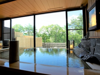 【大浴場】季の湯-内湯 . Indoor bath