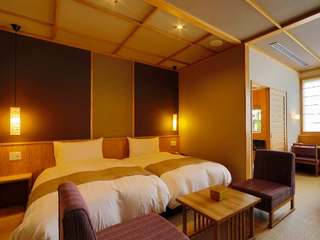 【水の坐】≪ツイン≫天然温泉檜内風呂〈1階〉