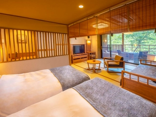 【ファミリーツイン】 ディベット+和布団を利用すると4名様まで宿泊可能