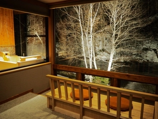 夜のリバービューシート