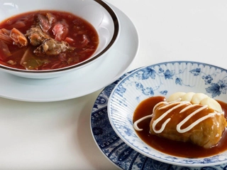 【夕食】浅草にあるマノス特製のキャベツロール