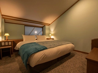 【客室/白雪姫】当ホテル1室限定。温泉露天風呂付スクエアメゾネット