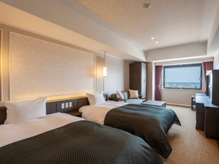 【ツイン】快適性に優れた、スタンダードなツインタイプ。様々なご旅行に最適です。