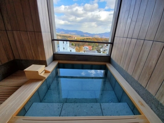 【貸切風呂】森の湯。最上階に位置しております。ゆったりとおくつろぎください。