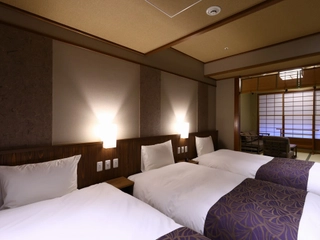 天然温泉半露天風呂付・デラックストリプル 50平米/3名定員